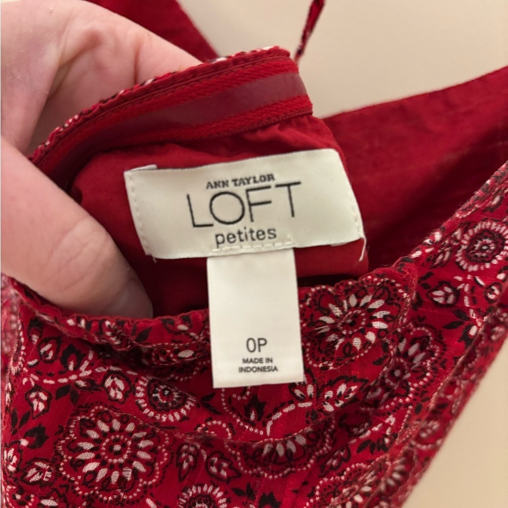 LOFT Y2K Inspired Red Tomato Girl Bandana Halter Top | Country Concert Summer - Picture 5 of 5